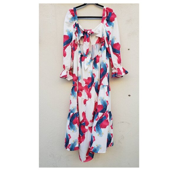 The Lulo Project Zanzibar Print Maxi Dress - Picture 8 of 12